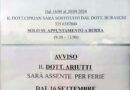 RIVA DEL PO – IL DR. CIPRIAN E IL DR. ARIUTTI SARANNO IN FERIE DAL 16 SETTEMBRE – SARANNO SOSTITUITI – VEDI COMUNICATO