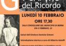 RIVA DEL PO – IL COMUNE CELEBRA IL “GIORNO DEL RICORDO” – LUNEDI 10 FEBBRAIO – PRESSO LA SALA CONSILIARE DI VIA II FEBBRAIO – ENTRATA LIBERA